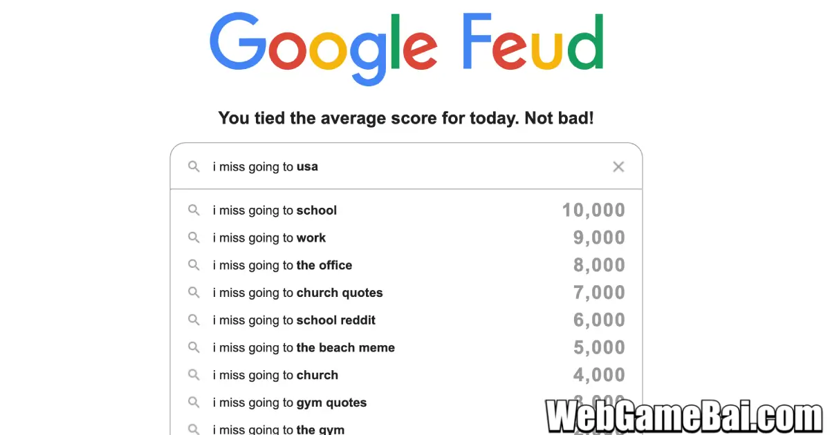 google feud